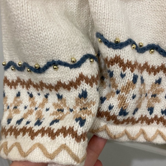 Cute Ugly Christmas Sweater / Christmas Cardigan measure women’s Large - Picture 8 of 15